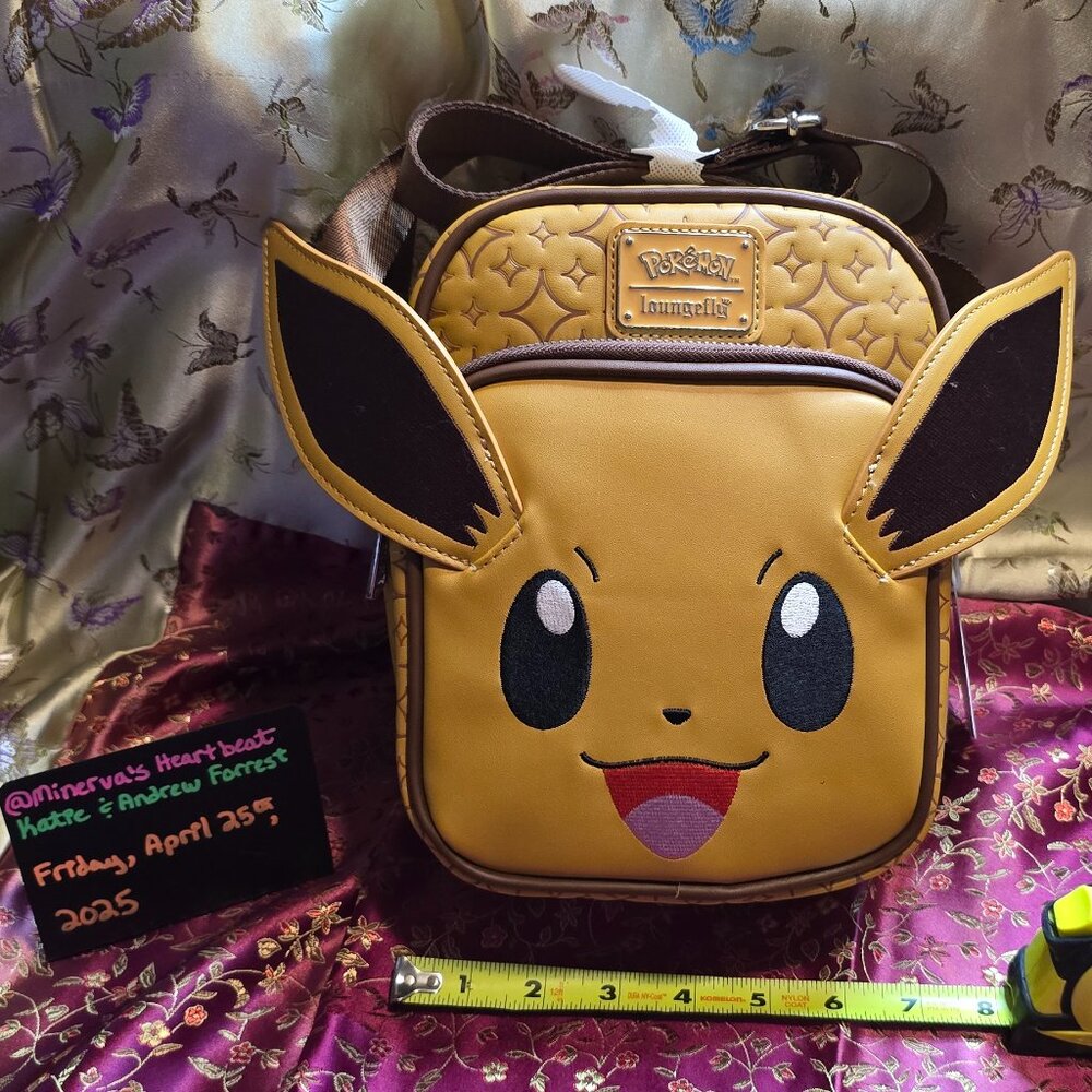 Loungefly Pokémon Eevee Cosplay Passport Crossbody Bag